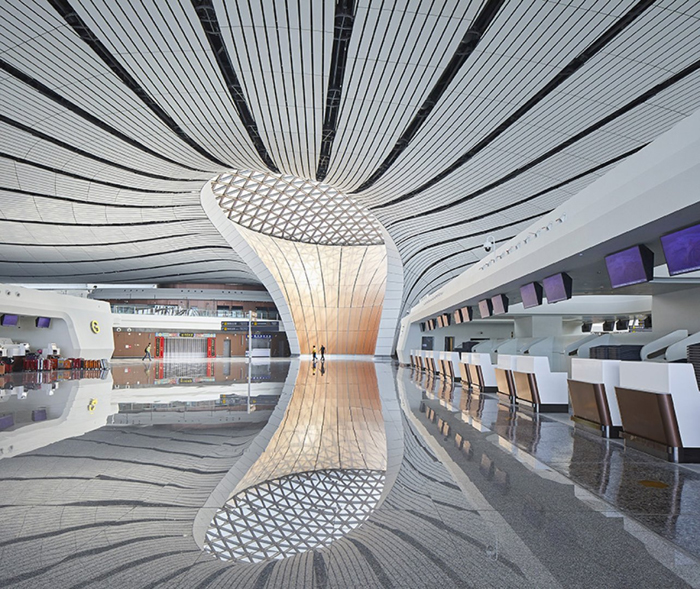 Заповядайте в най-голямото летище в света! Daxing-International-Airport-Saint-Gobain
