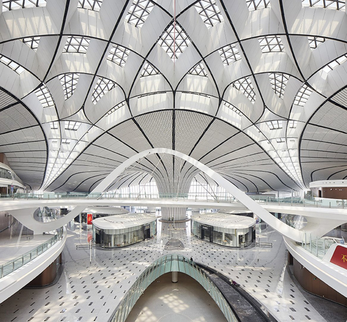 Заповядайте в най-голямото летище в света! Daxing-International-Airport-Saint-Gobain