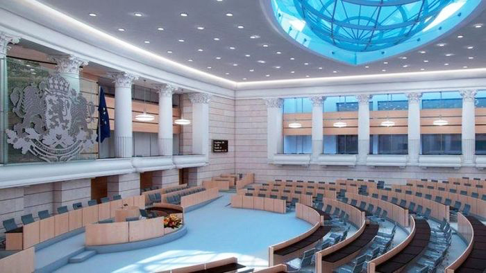 Депутатите започват работа в нова пленарна зала нова пленарна зала