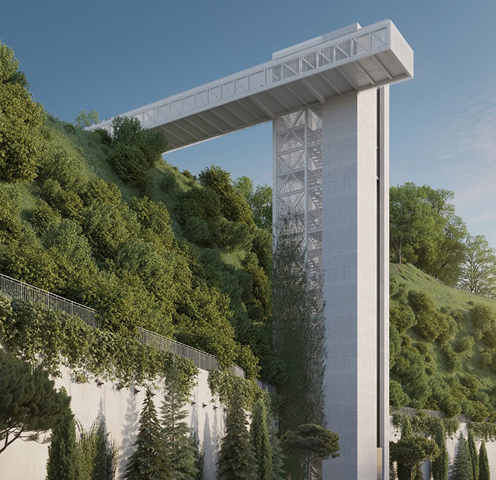 панорамен асансьор