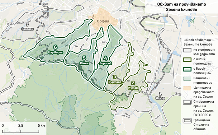 Зелен коридор между София и Витоша като част от новия план за свързаност