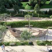 Новият крайбрежен парк в Сарафово